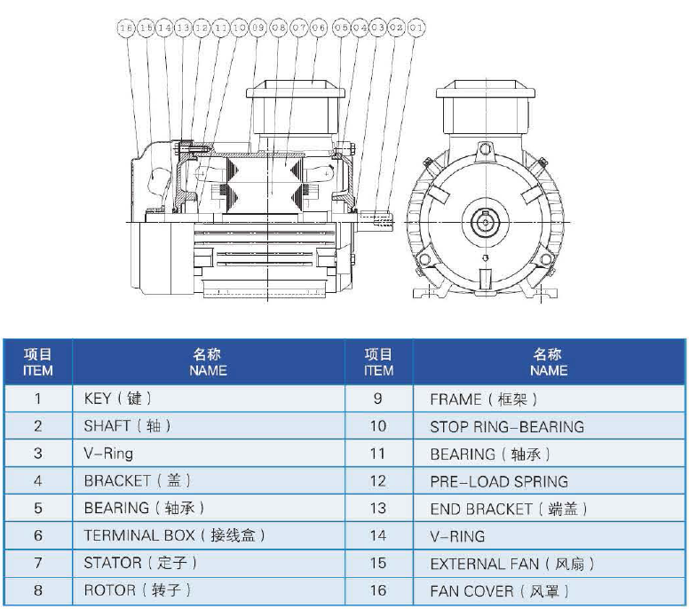 AEEV2N機(jī)型剖面圖