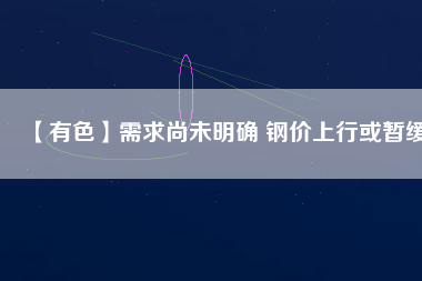 【有色】需求尚未明確 鋼價(jià)上行或暫緩