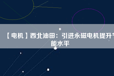 【電機(jī)】西北油田：引進(jìn)永磁電機(jī)提升節(jié)能水平
          